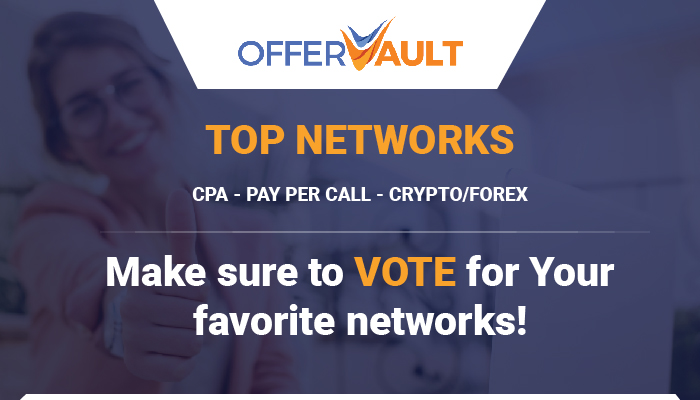 OfferVault – Top Networks Survey! VOTE NOW